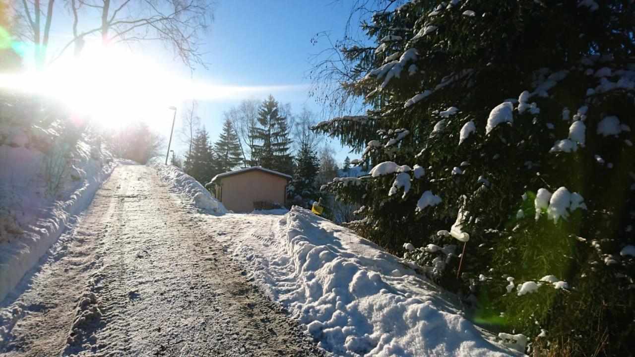 Ruhiges Ferienhaus Am Waldrand Mit Sauna Und Kamin - Hellaberg II Langenbach  Exterior foto