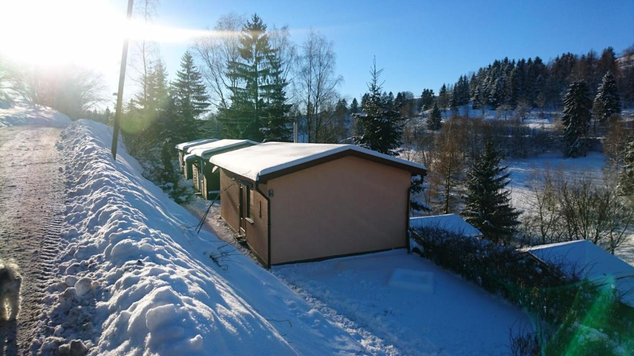 Ruhiges Ferienhaus Am Waldrand Mit Sauna Und Kamin - Hellaberg II Langenbach  Exterior foto