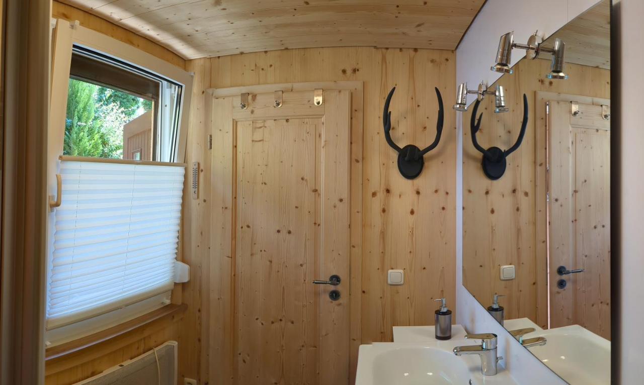 Ruhiges Ferienhaus Am Waldrand Mit Sauna Und Kamin - Hellaberg II Langenbach  Exterior foto